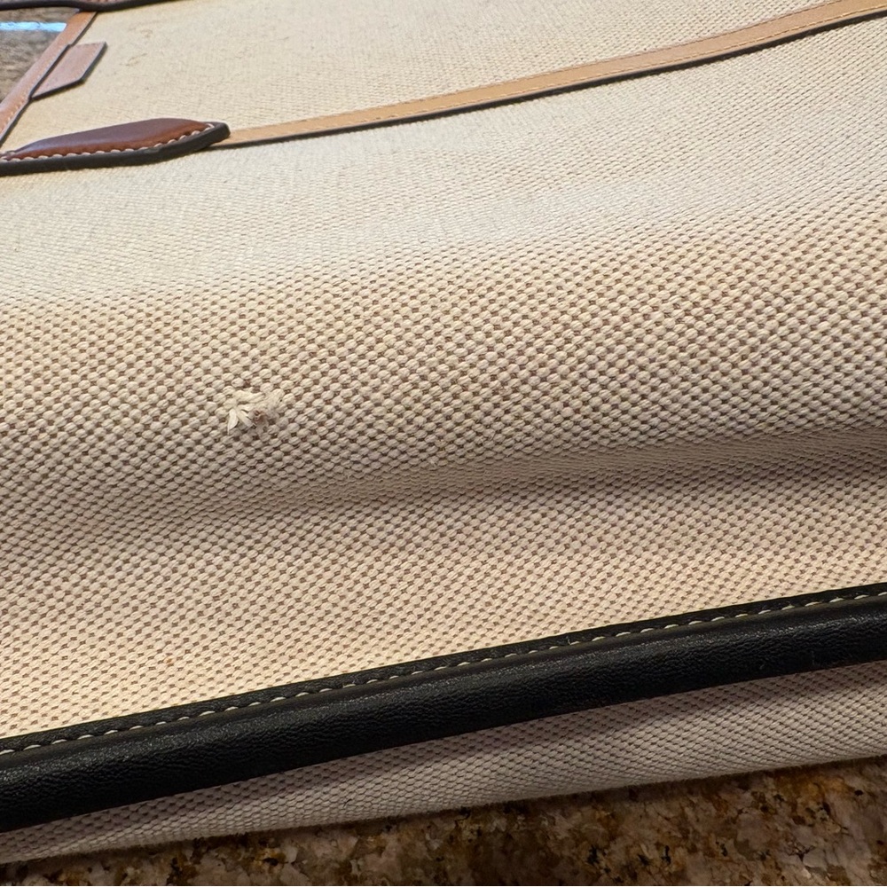 Tory Burch Cream and Brown Women's Tote Bag. Clean! - Picture 4 of 16
